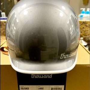 Bike helmet Chrome